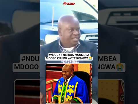 NDUGAI NILIKUWA MGOMBEA MDOGO KULIKO WOTE KONGWA Jobndugai Breaking Kifo