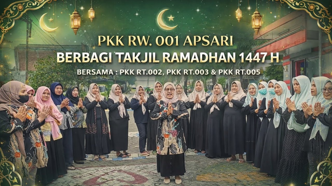 BERBAGAI TAKJIL RAMADHAN 1447 H PKK RW.001 APSARI SESI: PKK RT.002,PKK RT.003 & PKK RT.005.