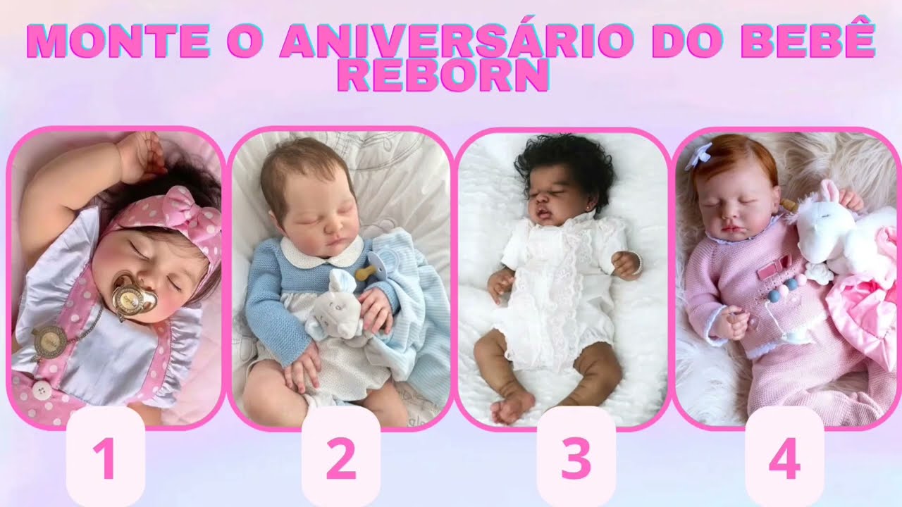 🍼🎂Monte a festa de aniversário do seu Bebê Reborn! 🎈| Minutos Quiz
