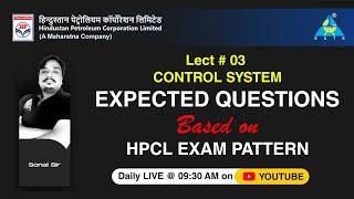 Lec 03 || Control System || Expected Question for HPCL Exam Aspirants