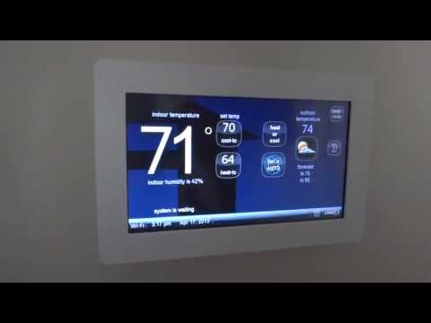 Lennox Wi-Fi Enabled Thermostat with a Color Touch Screen: Introduction and Review