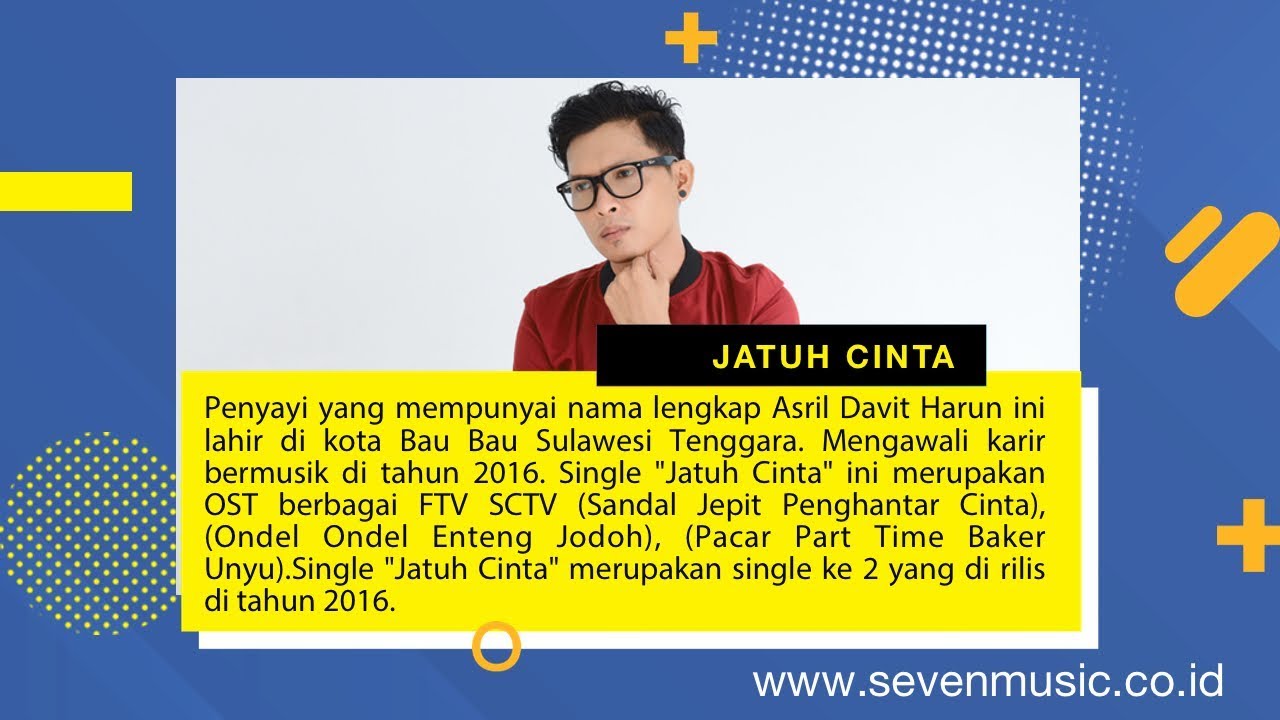 Davit Harun Jatuh Cinta OST FTV SCTV Video Lirik YouTube