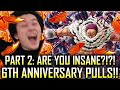 ARE YOU INSANE?! 2000+ GEMS (PART 2 OF 4) | 6 YEAR ANNIVERSARY SUGOFEST | OPTC | [トレクル] 6周年スゴフェス