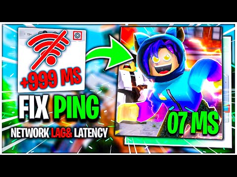 🔧How To Fix High Ping In Roblox ✅ | FIX Roblox High PING, Network Lag & Packet Loss - 2023 🔥