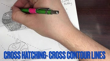 Shading cross contour Lines