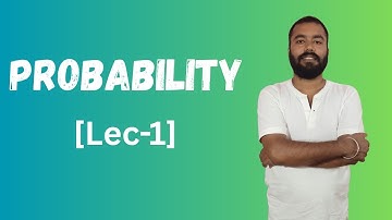 Introduction to Probability : [Lecture -1] JJ Classes .