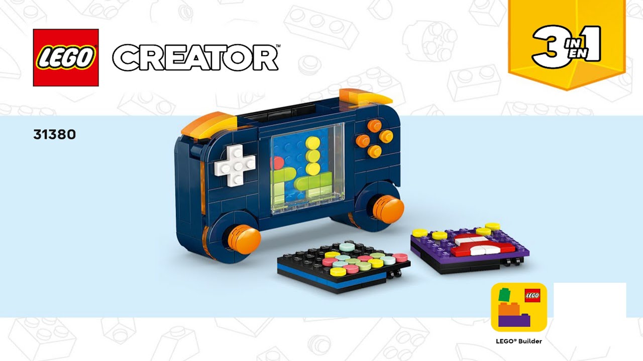 LEGO Instructions - Creator - 31380 - Retro Gaming Console - 3 in 1 (Book 1)