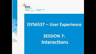 Session 07 - Practicum - ISYS6537 - User Experience