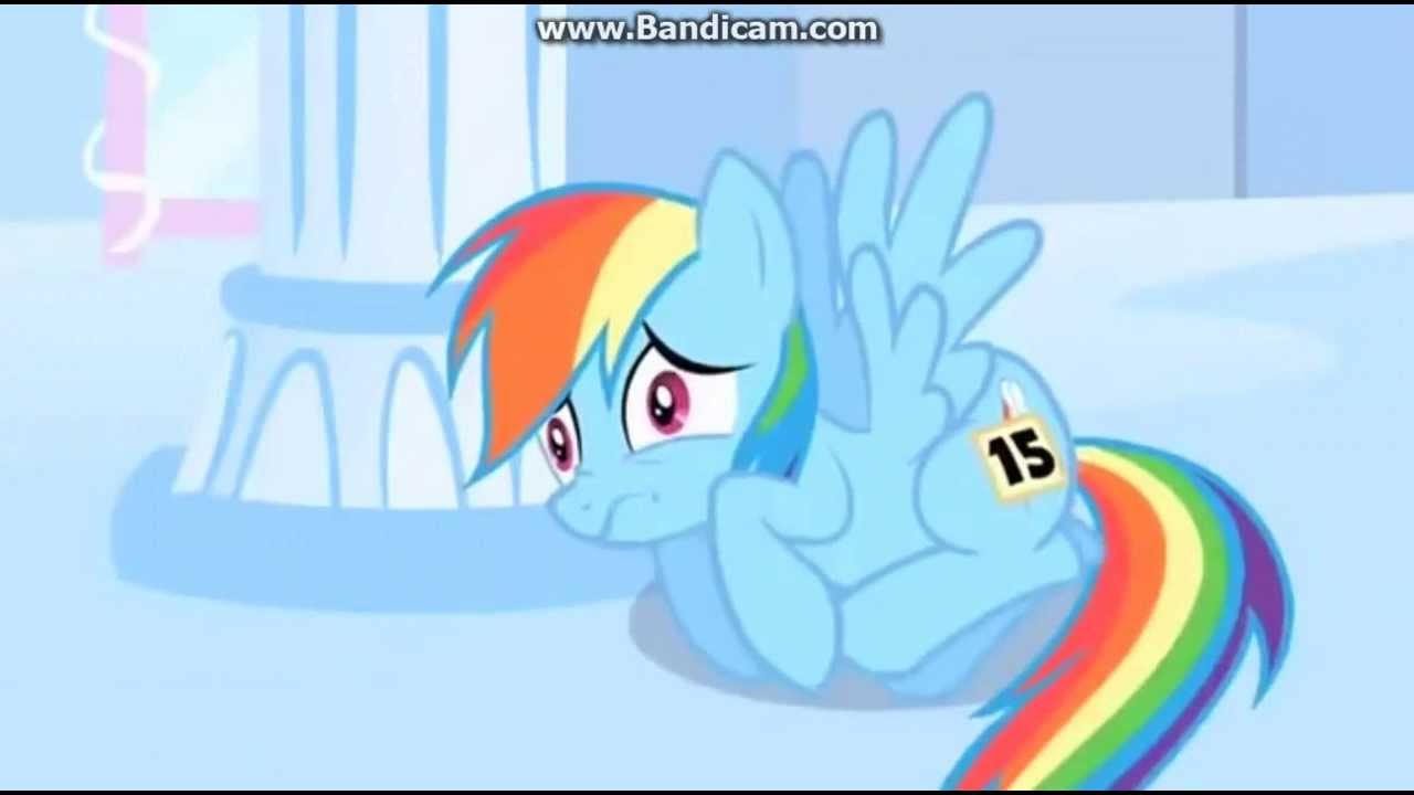 Rainbow Dash is Scared - YouTube
