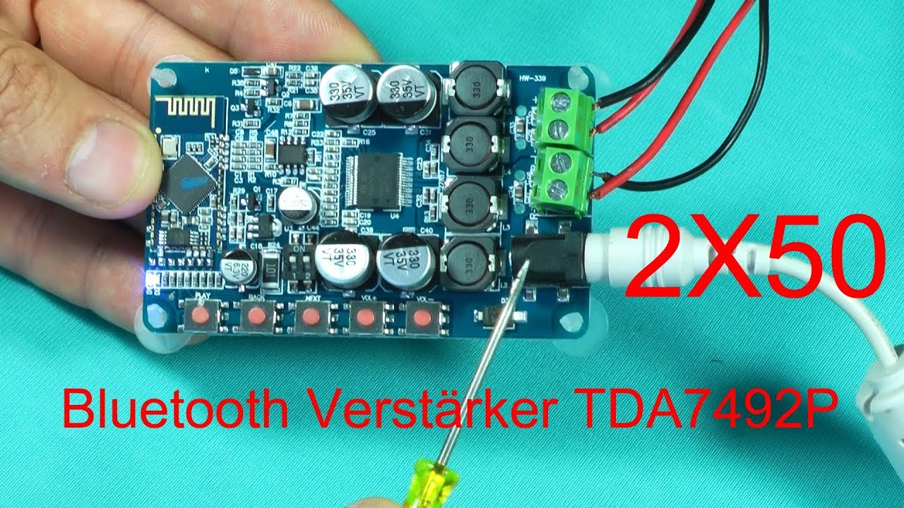 TDA7492P Audio-Bluetooth-Verstärker 2x50W –  – Zumindest der  Arduino-Shop