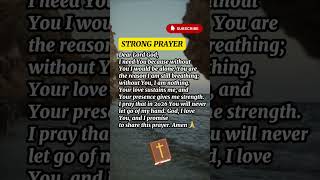 Strong prayer #love #inspirational #motivational #inspiration #prayer #gospel #religiousprayer