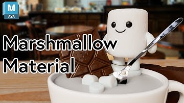 Marshmallow Material - Maya & Arnold Tutorial