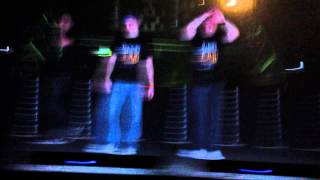 Tensor & Re-Direction leaving the stage @ F*in' Loud Release Party 2013-06-01