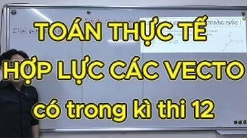 Toán 12 - Toán Thực Tế Hợp Lực Của các vecto trong Không Gian - Toán Thầy Sơn
