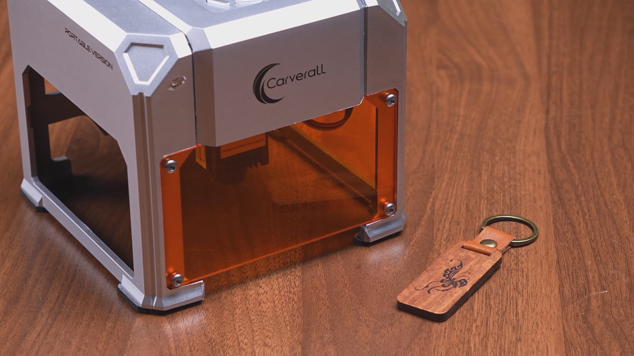 K4 Mini Laser Engraver | Beginner Keychain Engraving Tutorial (3W