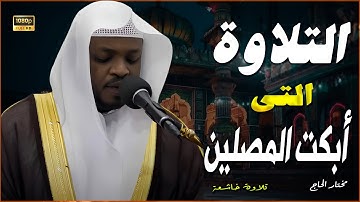 صوت من العالم الأخر - تلاوة مبكية بصوت القارئ مختار الحاج#القرآن_الكريم