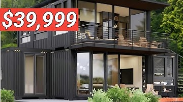 Inside Amazon Tiny House 2 Story expandable container house | Prefab Tiny home kits under $40 000