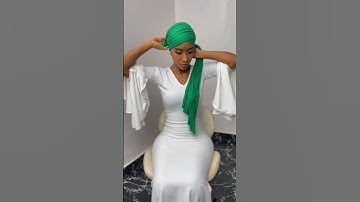 How to tie a sleek simple turban #turbantutorial #turban