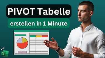 Excel Pivot Tabelle erstellen in 1 Minute - Tutorial [Datum, Gruppieren, Diagramme]