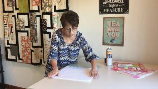 The Quick Way to Baste a Quilt with 505 Basting Spray