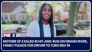 Mother of 3 killed in hit-and-run on Grand River, family pleads for driver to turn self in