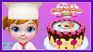 Fun Cooking For Kids - Baby Boss Cook Cakes Games - Real Cake Maker 3D Cooking Kids Games screenshot 4