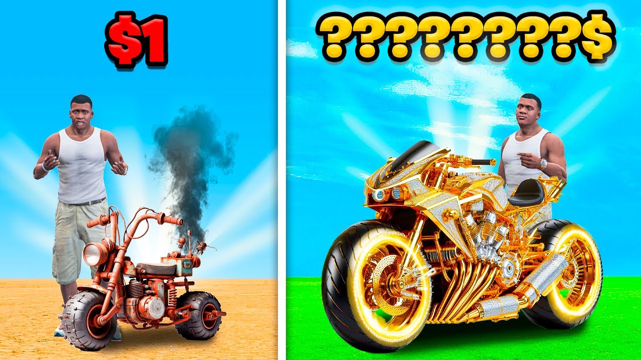 Cada vez que CHOCO mi MOTO SE HACE MÁS CARO en GTA 5
