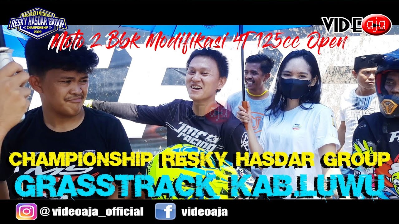 Breifel Wales vs Rahmat Aprian moto2 bbk modif 4t 125cc open Gtx Resky Hasdar Group kab.Luwu 2022