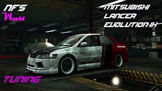 Need for Speed World Tuning  Mitsubishi Lancer Evolution IX