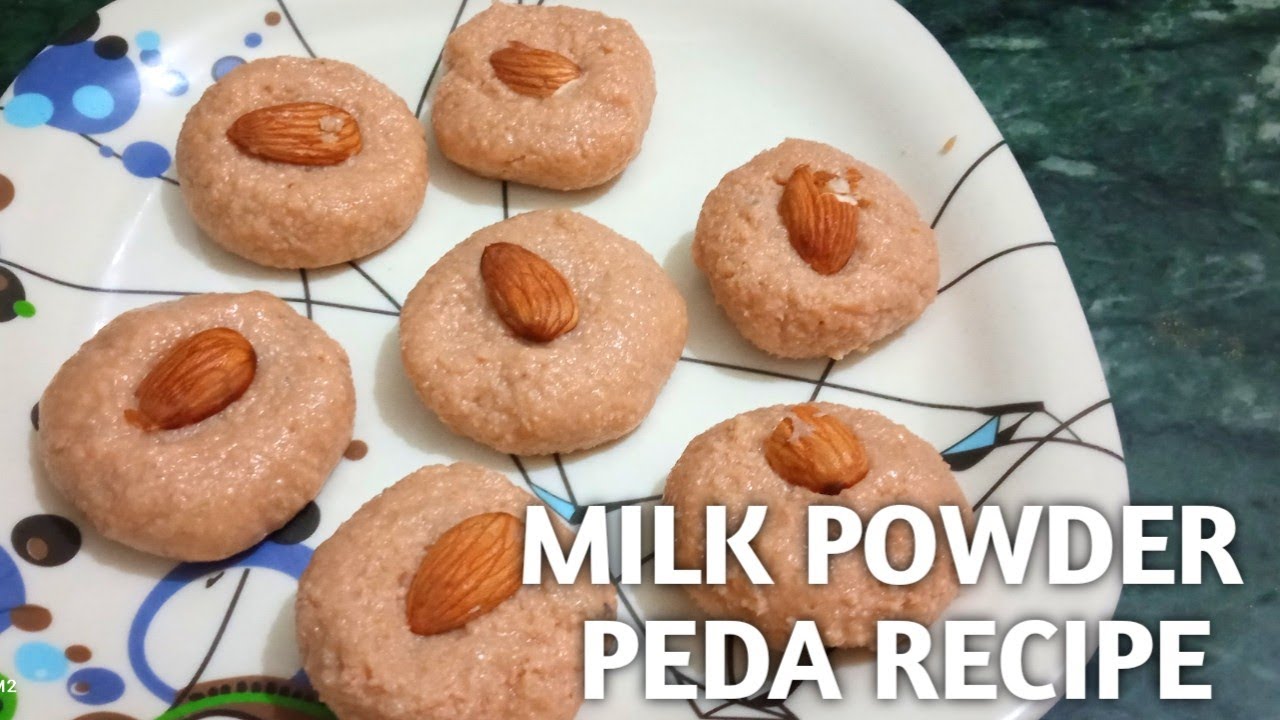 Milk powder Peda recipe Without Mawa Only 2 ingredients My