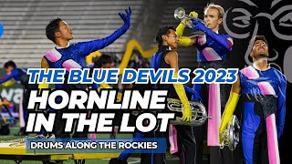 The Blue Devils 2023 Hornline | In the Lot | Drums Along the Rockies