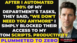 He Automated 90% of His Job—Then Got Fired. So He Crashed the Company 💼 | #officerevenge