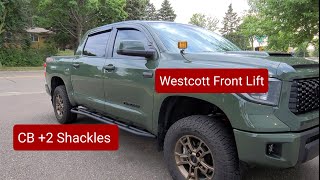 Westcott Front Lift | Coachbuilder +2 Shackles | Toyota Tundra Pro 2020 *** Read Description ***