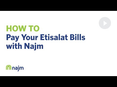 Najm Online - Pay Your Etisalat Bills