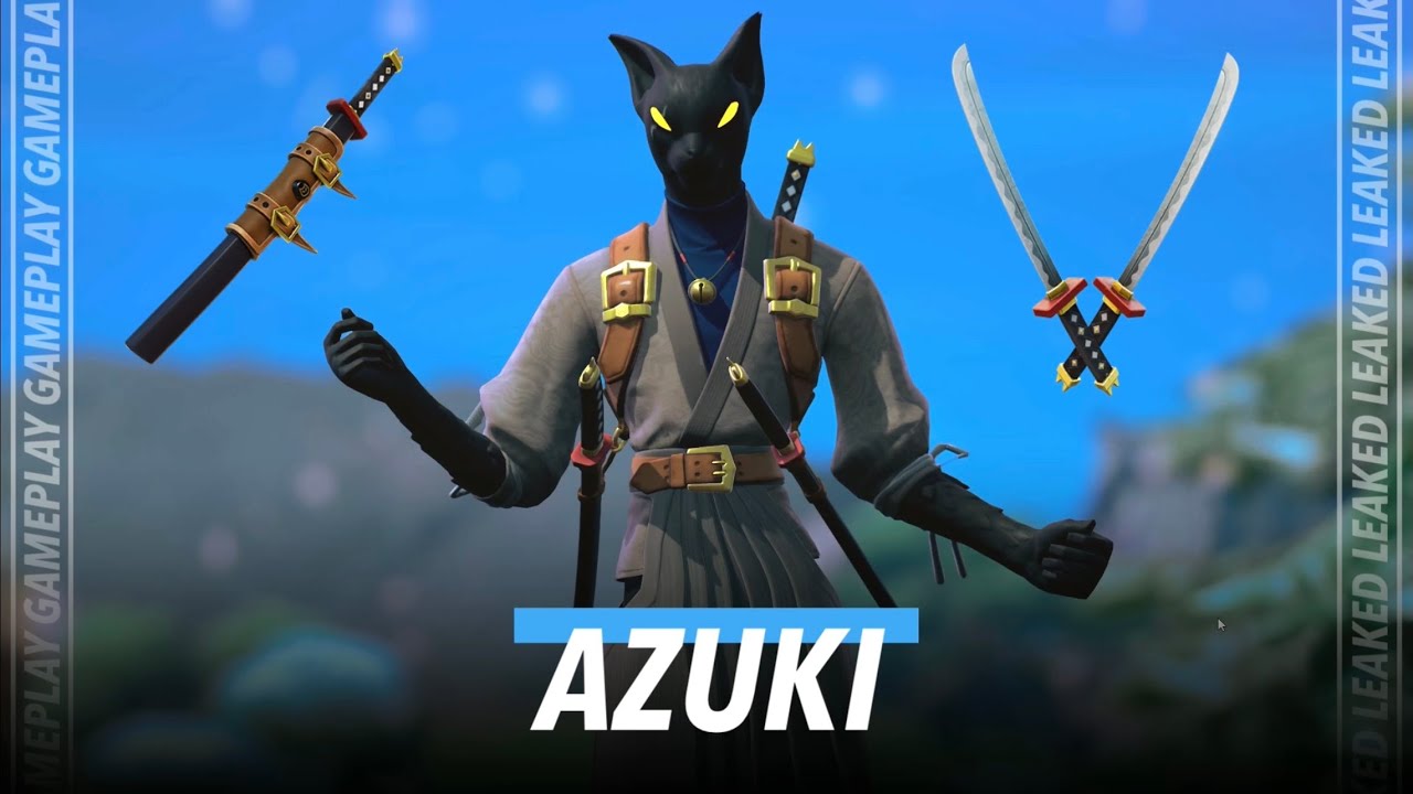 LEAKED “AZUKI” SKIN GAMEPLAY!!! (Cat Skin Fortnite) Fortnite Battle