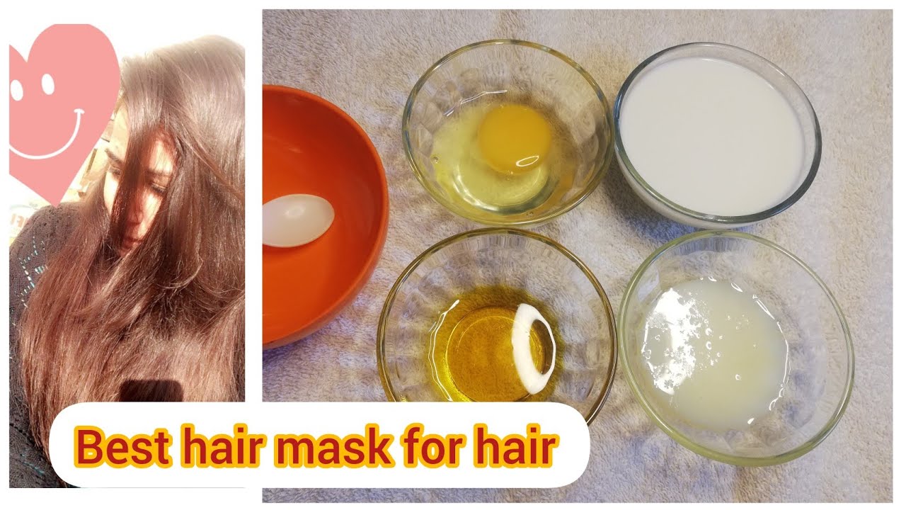 Hair mask for shinny, silky and long hair best mask for hair
