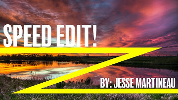 SPEED EDIT HDR Photomatix and Lightroom Sunset