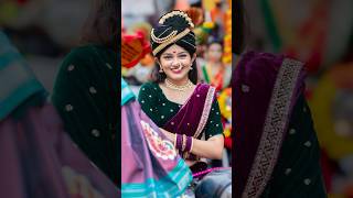 Met A Marathi Girl Riding Bike Indian Festival Maharashtra