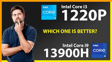 INTEL Core i3 1220P vs INTEL Core i9 13900H Technical Comparison