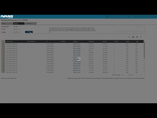 IVANS Exchange Mailbox Demo - Carriers