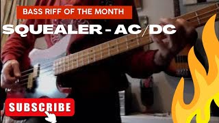 bass riff of the month: Squealer ACDC