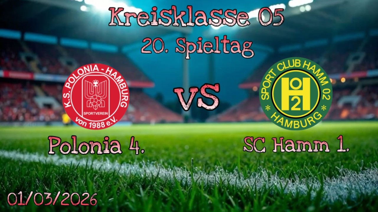 Polonia Hamburg 4. 6:1 SC Hamm 1.