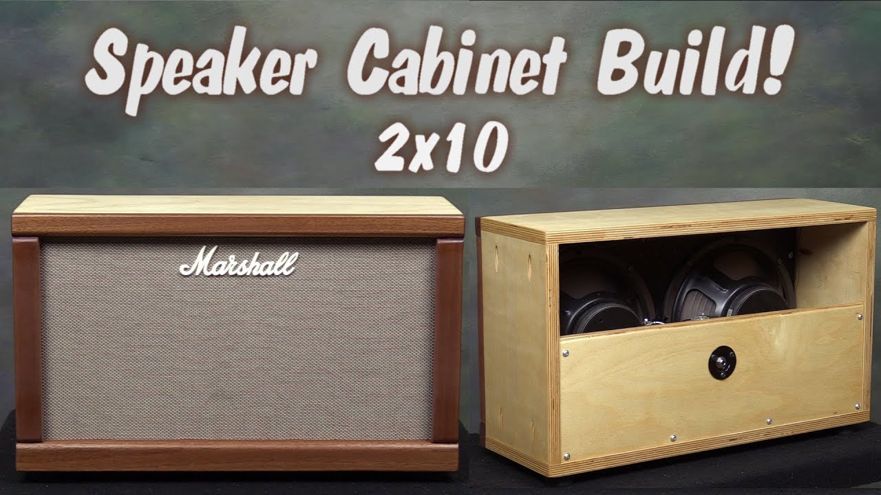 2x10 Guitar Speaker Cabinet Build From A Marshall Jtm 30 Youtube