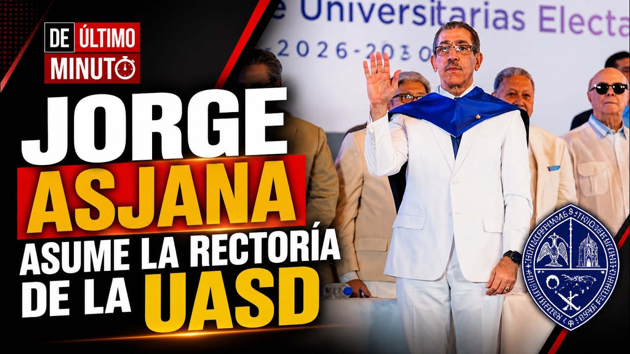 JORGE ASJANA TAKES OFFICE AS RECTOR OF THE UASD