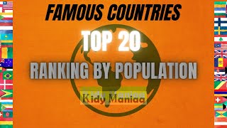 Top 20 Countries by Population - 2024 / famous country / countries name / top 20