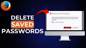 How to Delete/Remove Saved Password on Mozilla Firefox