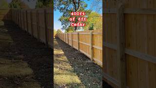Installing a 6 foot cedar privacy fence