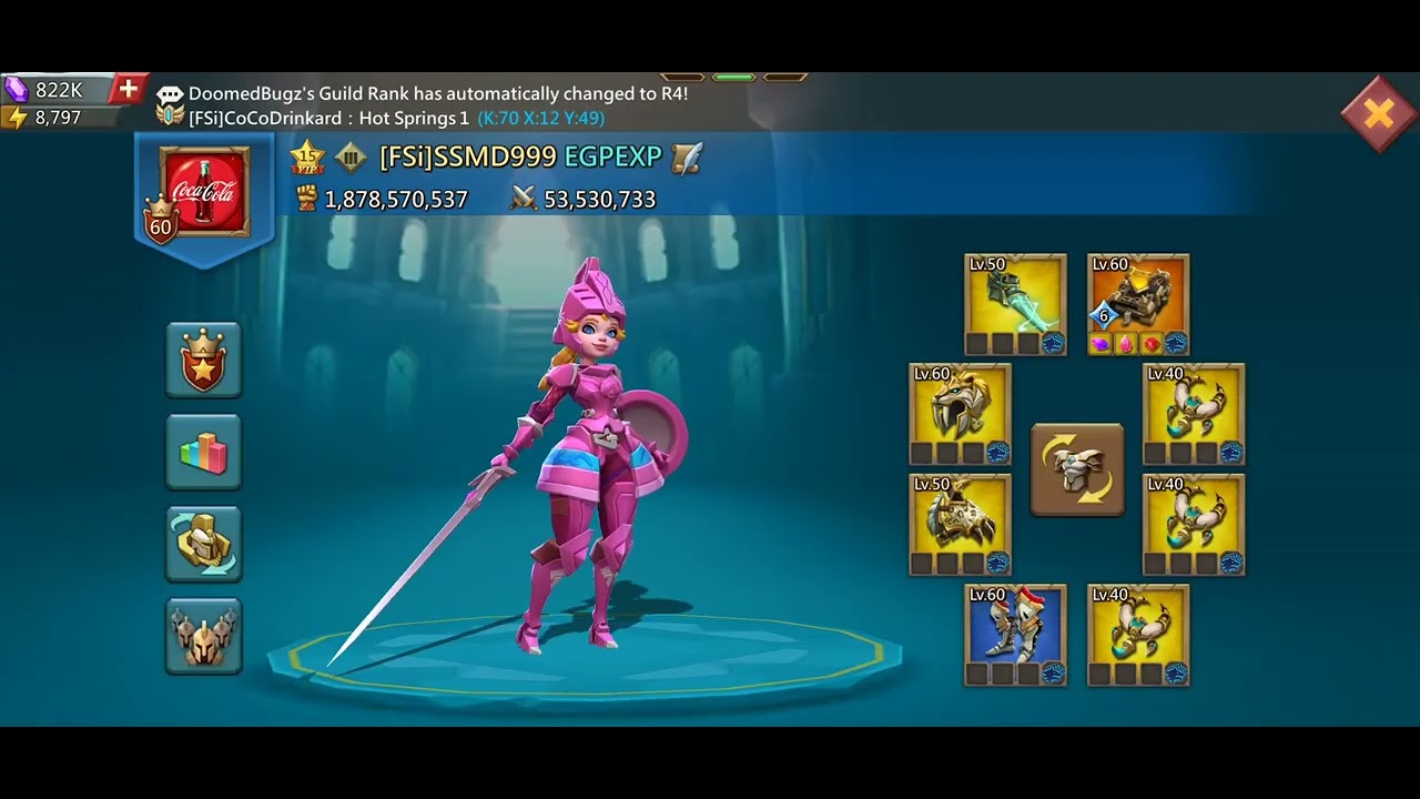 Lords Mobile Dragon Arena part 92 FSi vs L~U 