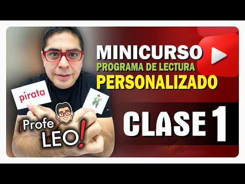 1ERA SESIÓN.MINICURSO: PROGRAMA DE LECTURA PERSONALIZADO