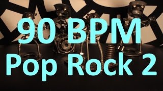 90 BPM - Pop Rock 2 - 4/4 Drum Track - Metronome - Drum Beat